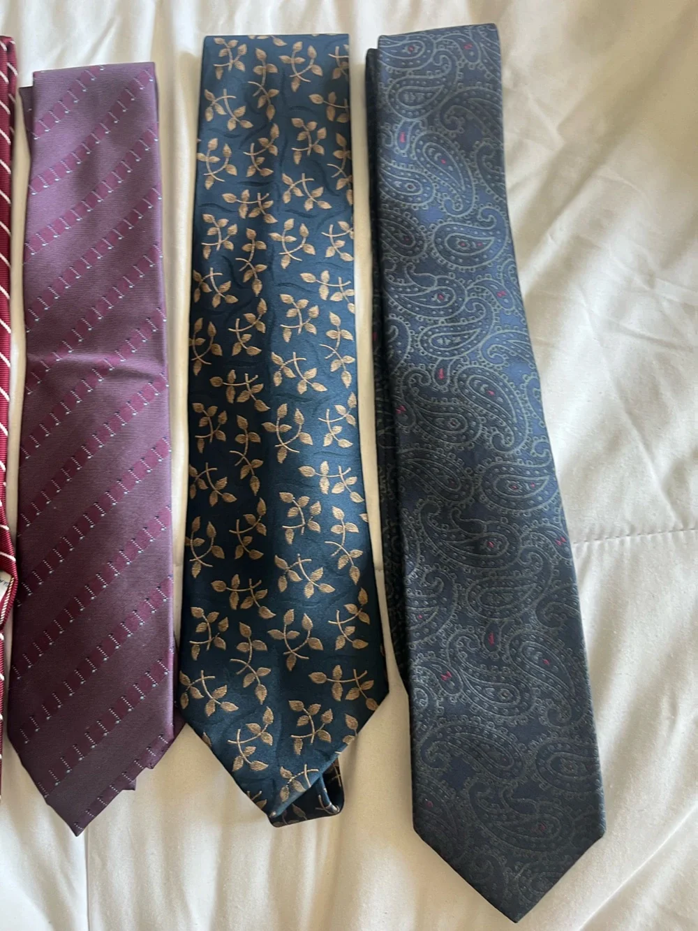 Yves Saint Laurent - collection of 5 Silk Ties